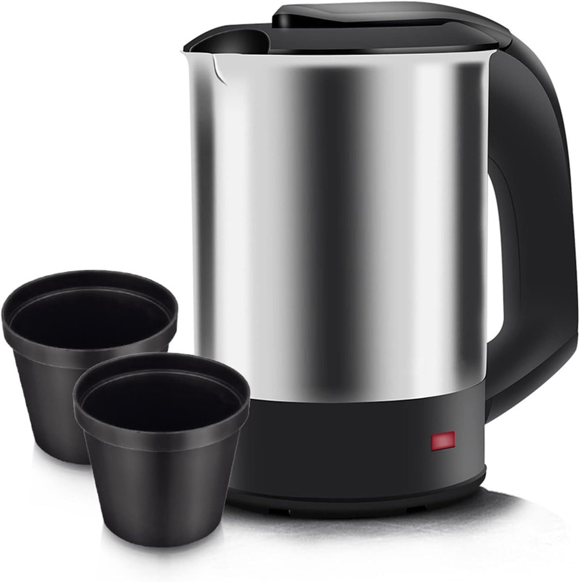 SnelShoppen - Draagbare Elektrische Waterkoker 0.5L - Snel Koken, Automatische Uitschakeling, Ideaal voor Reis, Camping, Keuken, 1000W