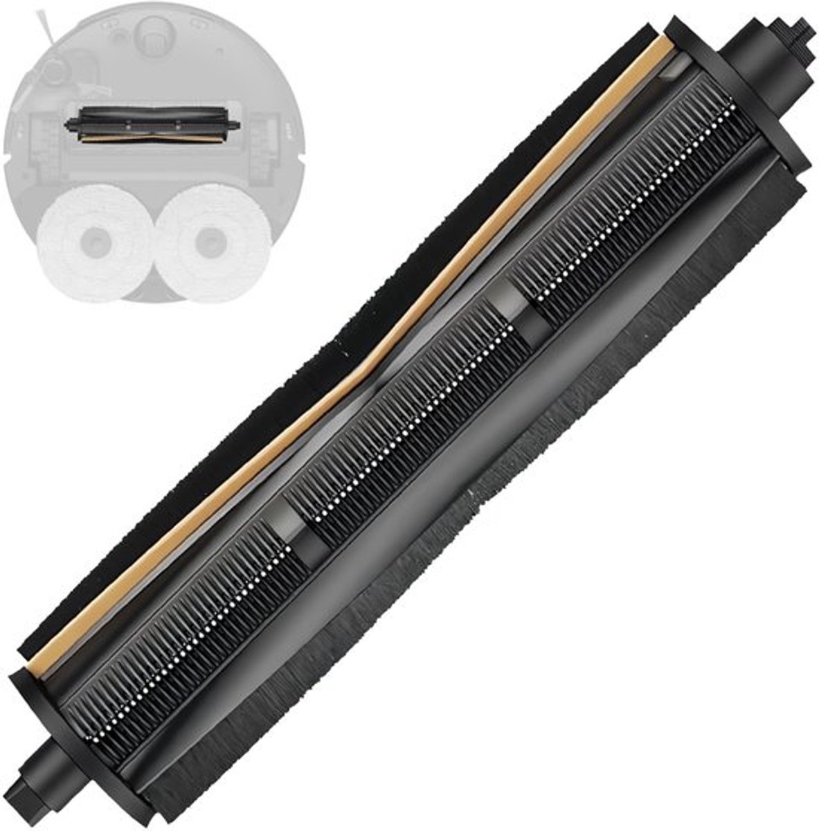 Borstel voor Dreame X40 Ultra - Borstel voor L40 Ultra - Borstel voor L10s Pro Ultra - Borstel voor Mova Z50 Ultra - Borstel voor X30 Ultra - Geschikt voor meerdere modellen - Stofzuigerborstel