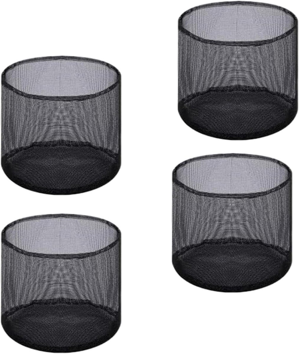 Vijvermanden 4 stuks - Plantenpotten Kweekzakken - Vijverbeplanting Optimaliseren - Scheurbestendig PVC Materiaal - 50 x 110 x 50 mm
