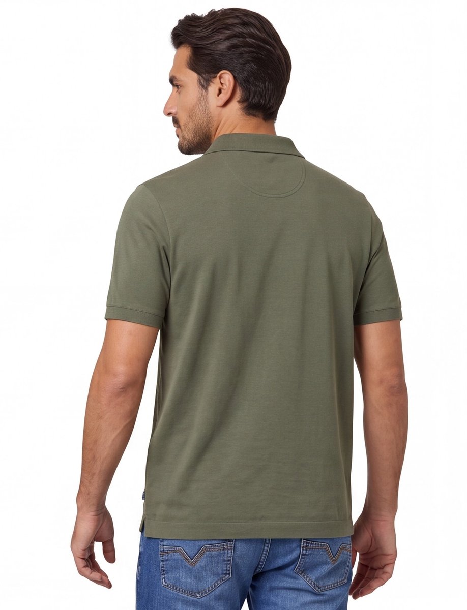 Brax poloshirt korte mouw groen
