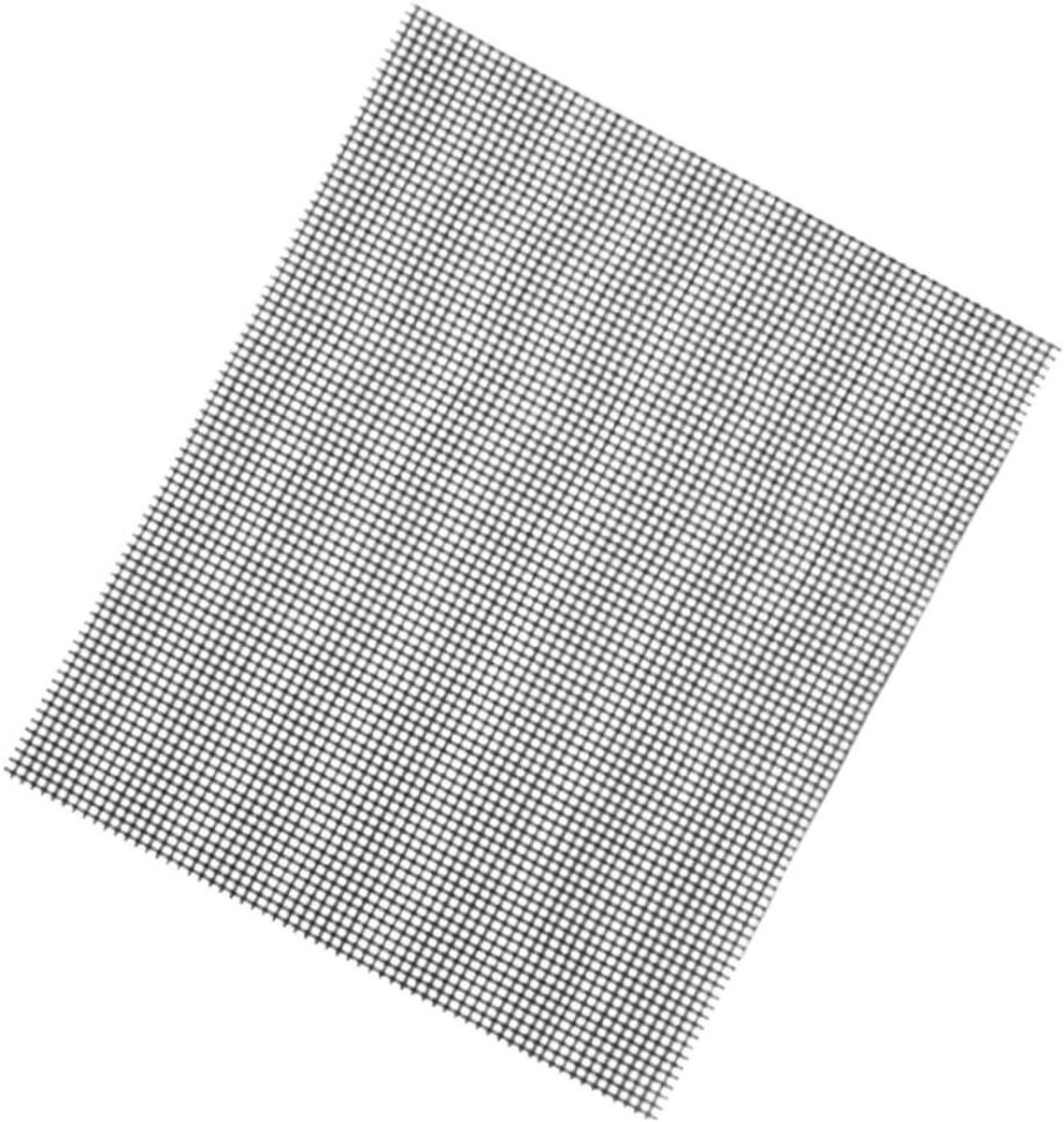 Herbruikbare Grillmat - Barbecue Plaat - Buiten Koken - Snijdbaar Antiaanbak - 40 x 33 cm - Grijs