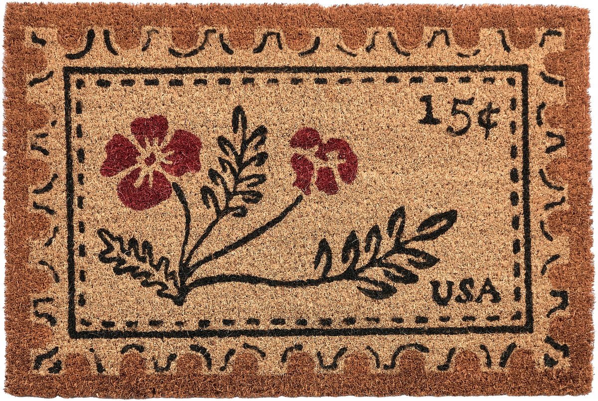 Beliani ILOILO - Deurmat - Naturel - 40 x 60 cm - Kokosvezel/PVC Natuurlijk