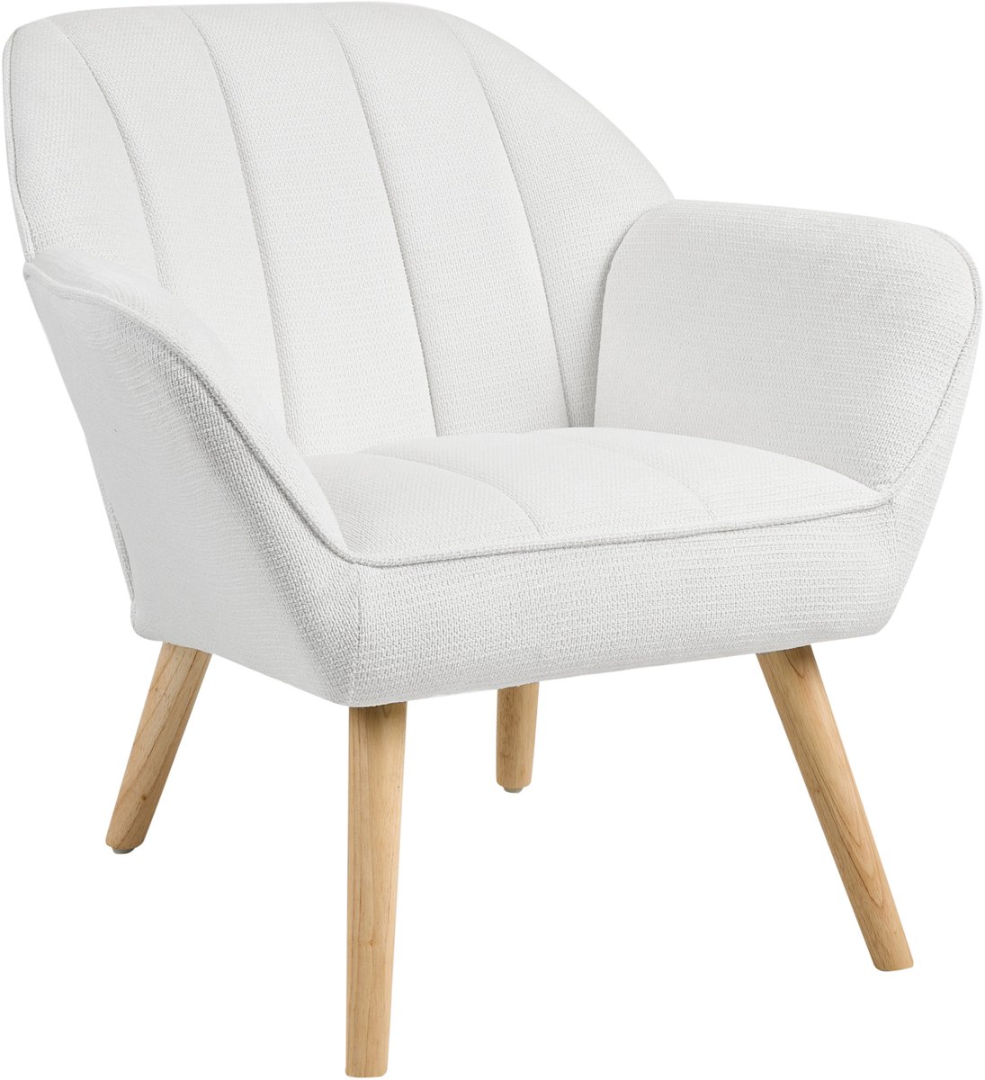 TORUD - Fauteuil - Wit - Polyester