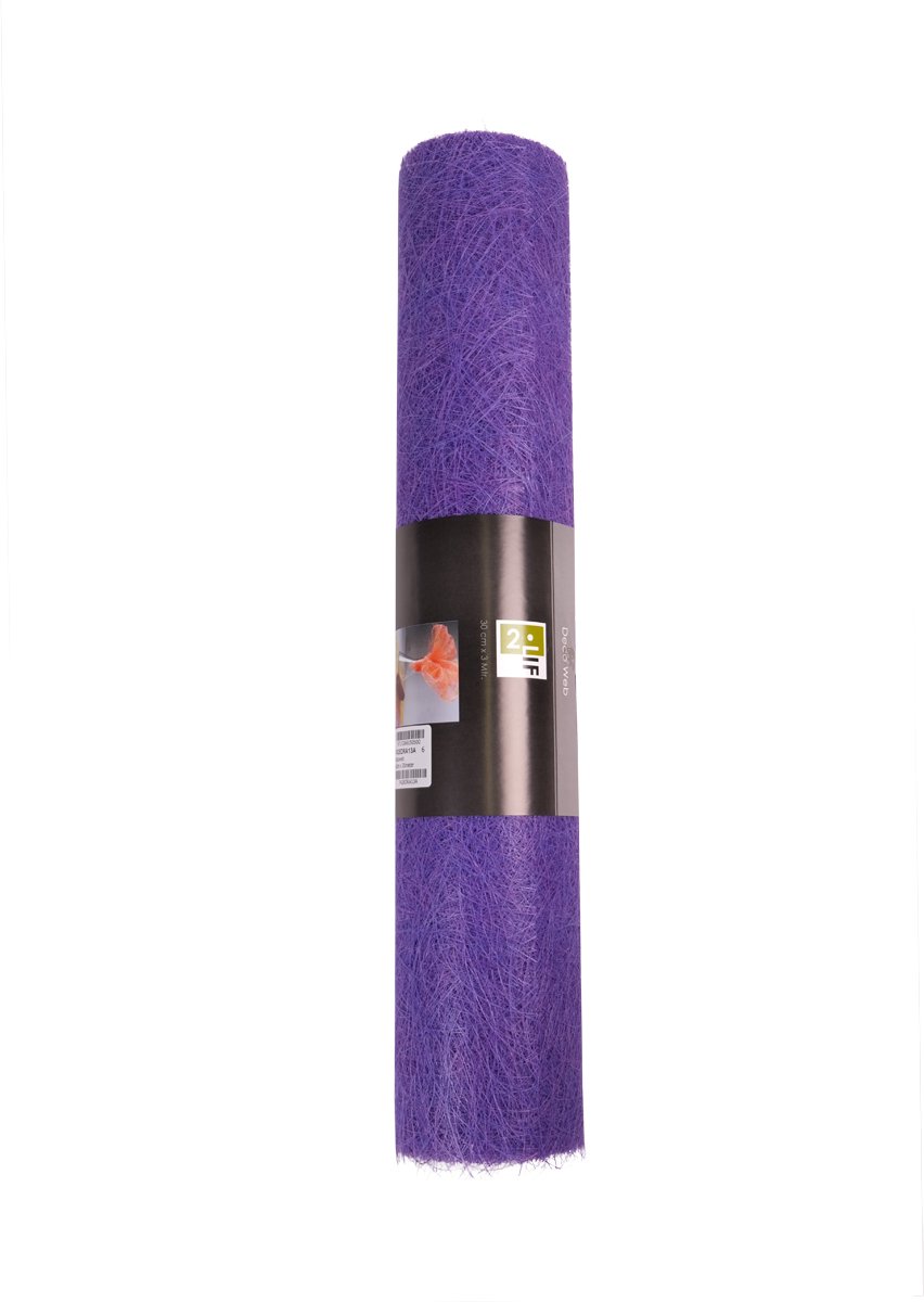 Decoweb Tafelband paars 60cmx25mtr