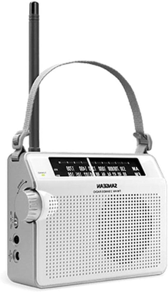 Draagbare Radio - Kofferradio FM/MW - Muziek Luisteren Buiten - Batterij en Netvoeding - 5.5 x 17.2 x 12.3 cm