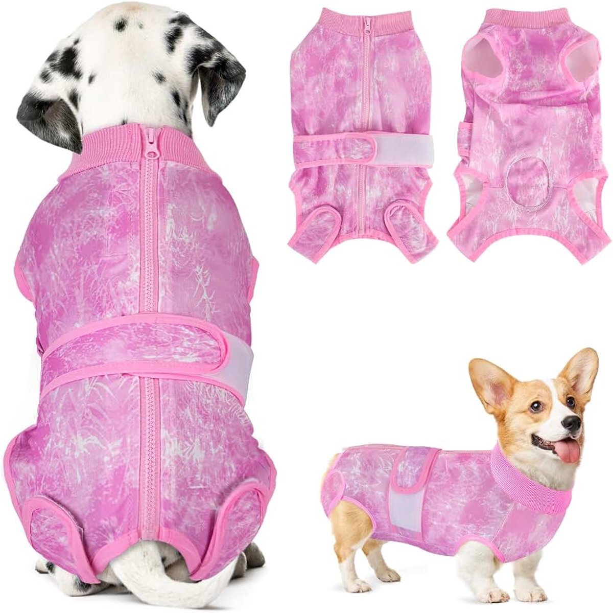 Herstelpak voor hond, herstelhemd voor huisdieren, hond, buikwonden, voorkomt likken, sterilisatiepak