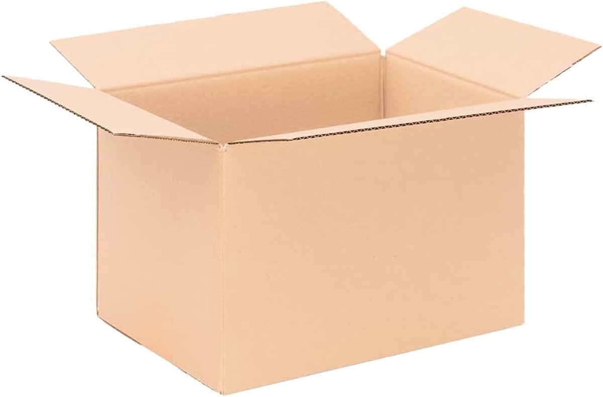 Verpacking Vouwdozen 300 x 200 x 200 mm KK 31 Bruin [Grootte en aantal kiesbaar] 1-vezelig middelgrote Dozen 25 Stuks