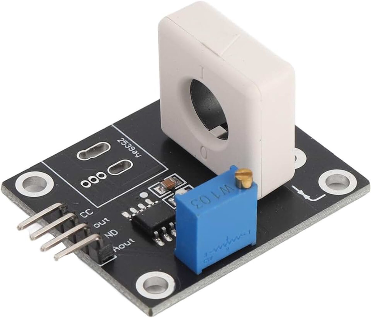 Hall-effect-stroomsensormodule, Kortsluiting, Overstroombeveiliging, DC±100A, Hall-stroomsensormodule, Detectorbord met Signaaluitgangsindicator
