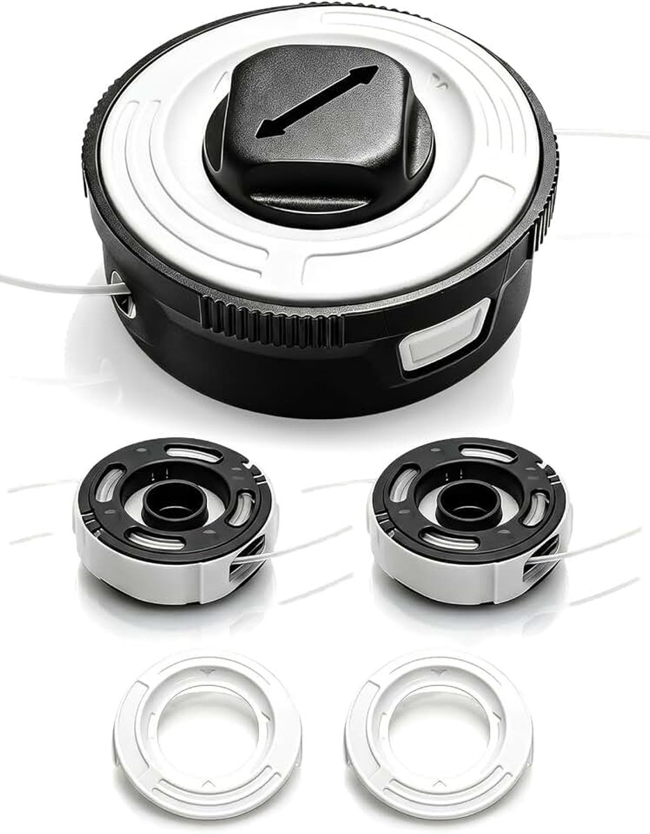 Trimmerkop voor Stihl Autocut C3-2, FSA 57 & FSE 52 | 2 Binnenonderdelen en 2 Bevestigingsdeksels Vervangende Spoel Geschikt voor Grastrimmerkop 4009 710 2106