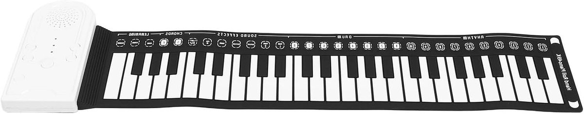 Draagbaar Keyboard Piano - Rolbaar Muziek Keyboard - Muziek Leren Spelen - 49 Zachte Siliconen Toetsen - 82.50X16.00X2.50CM - Multi