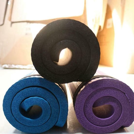 Yogamat Comfort Schuim - Oefenmat Knie Elleboog - Fitness Training Binnen - Waterdicht Antislip - 15 mm dik - Zwart van Yogamat — afbeelding 2