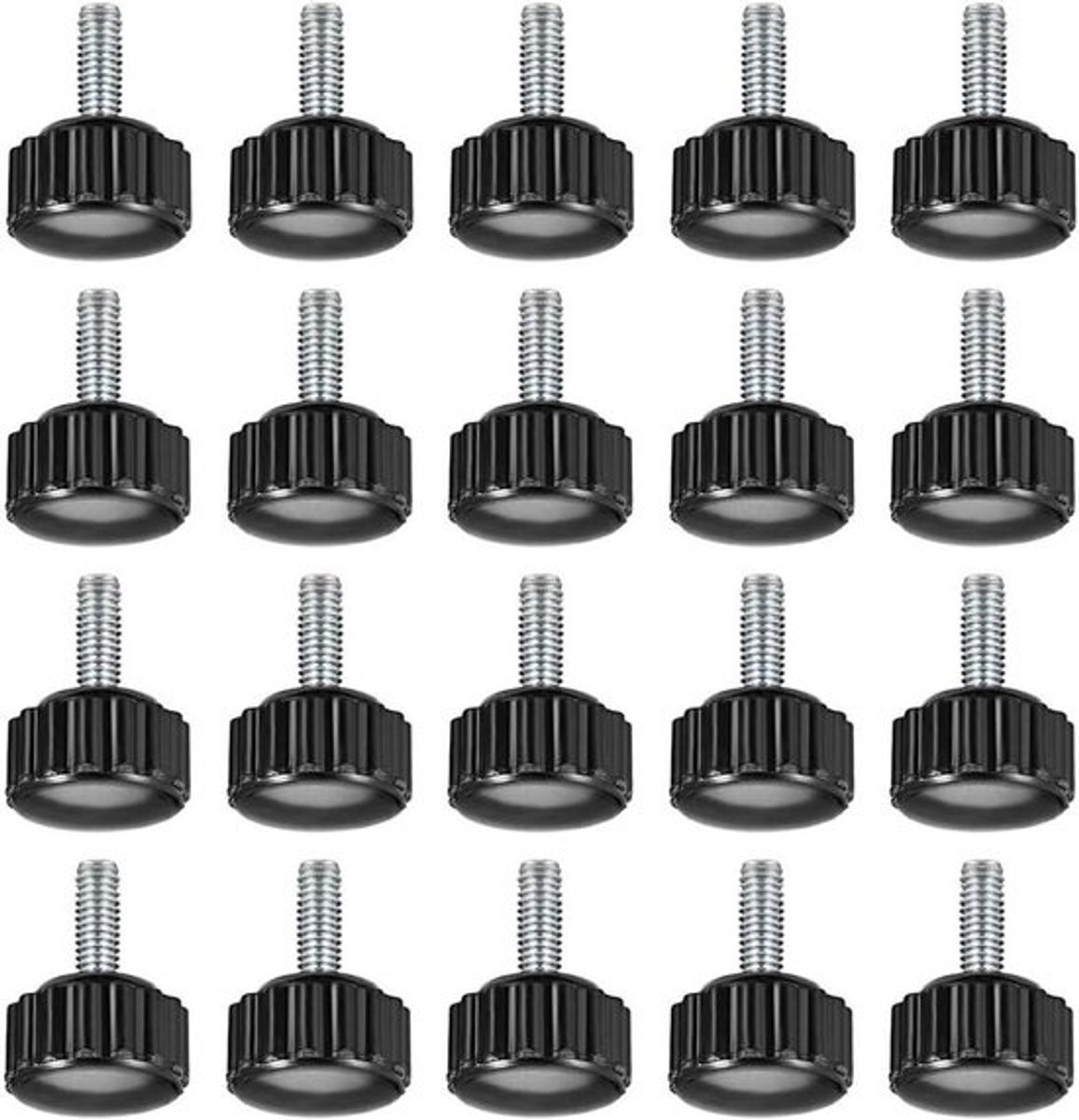 Bevestigingsmaterialen - Bouten en moeren - Roestvrij staal - Montagemateriaal - 20 stuks - Geschikt voor diverse gereedschappen en machines M4 x 10 mm - Alleen online verkrijgbaar