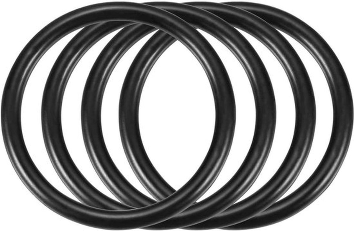 Rubber O-ringen - Pakkingen - Waterdicht - Zwart - Afdichting - Geschikt voor Auto's - Diverse Maten - 50 Stuks