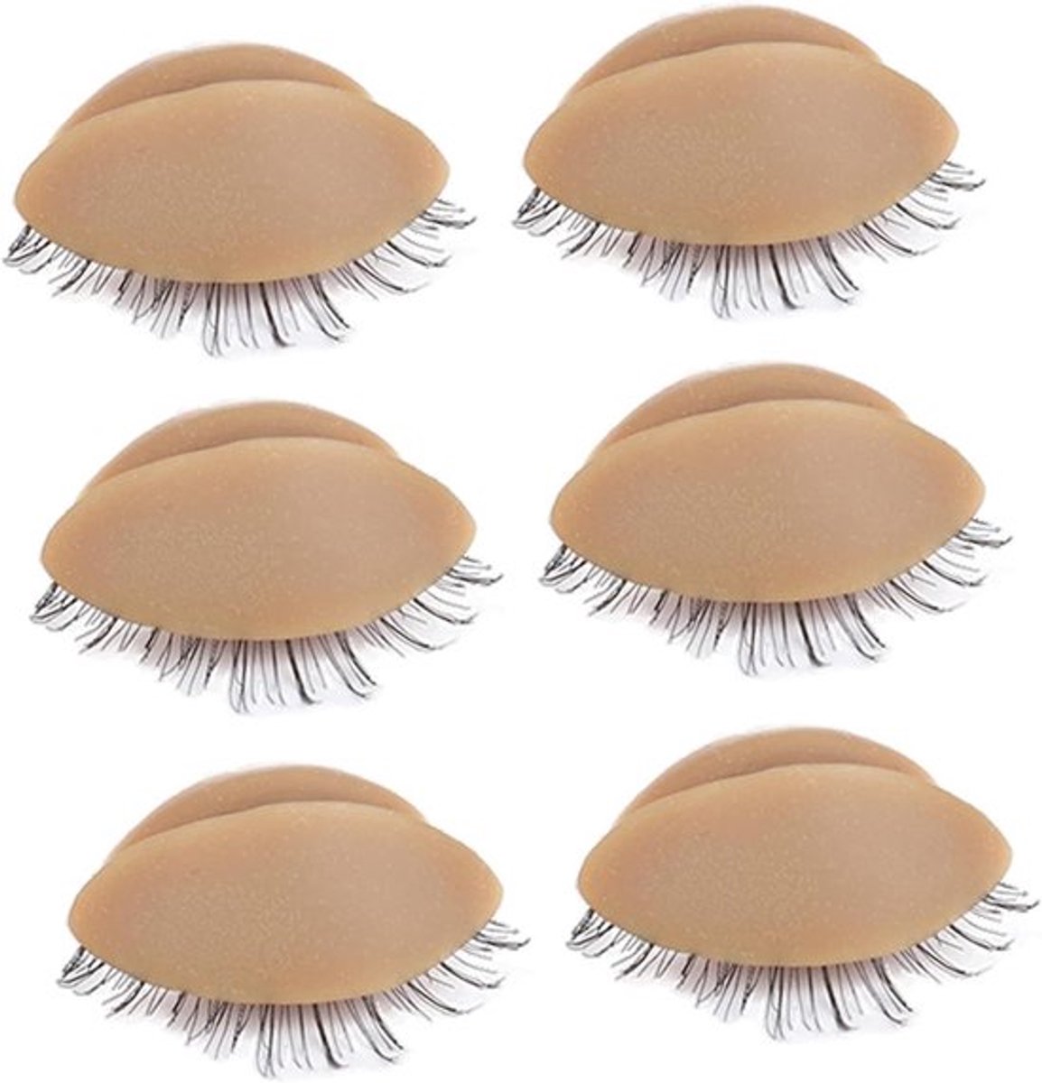 Mannequin- Oogleden - Wimperverlenging - Bruin - Training - Praktijk - Wimpers - Geschikt voor Mannequinhoofd