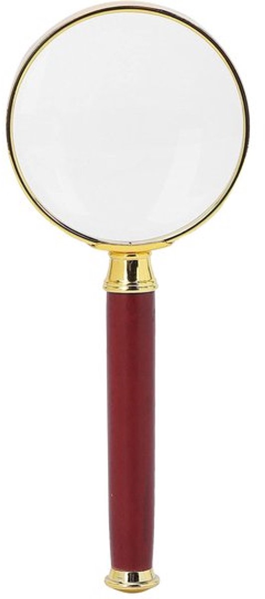 Vergrootglas 10X - Handheld Loep - Antieke Vergrootglas met Houten Handvat - Vintage Ontwerp - 2,05 Inch Lens