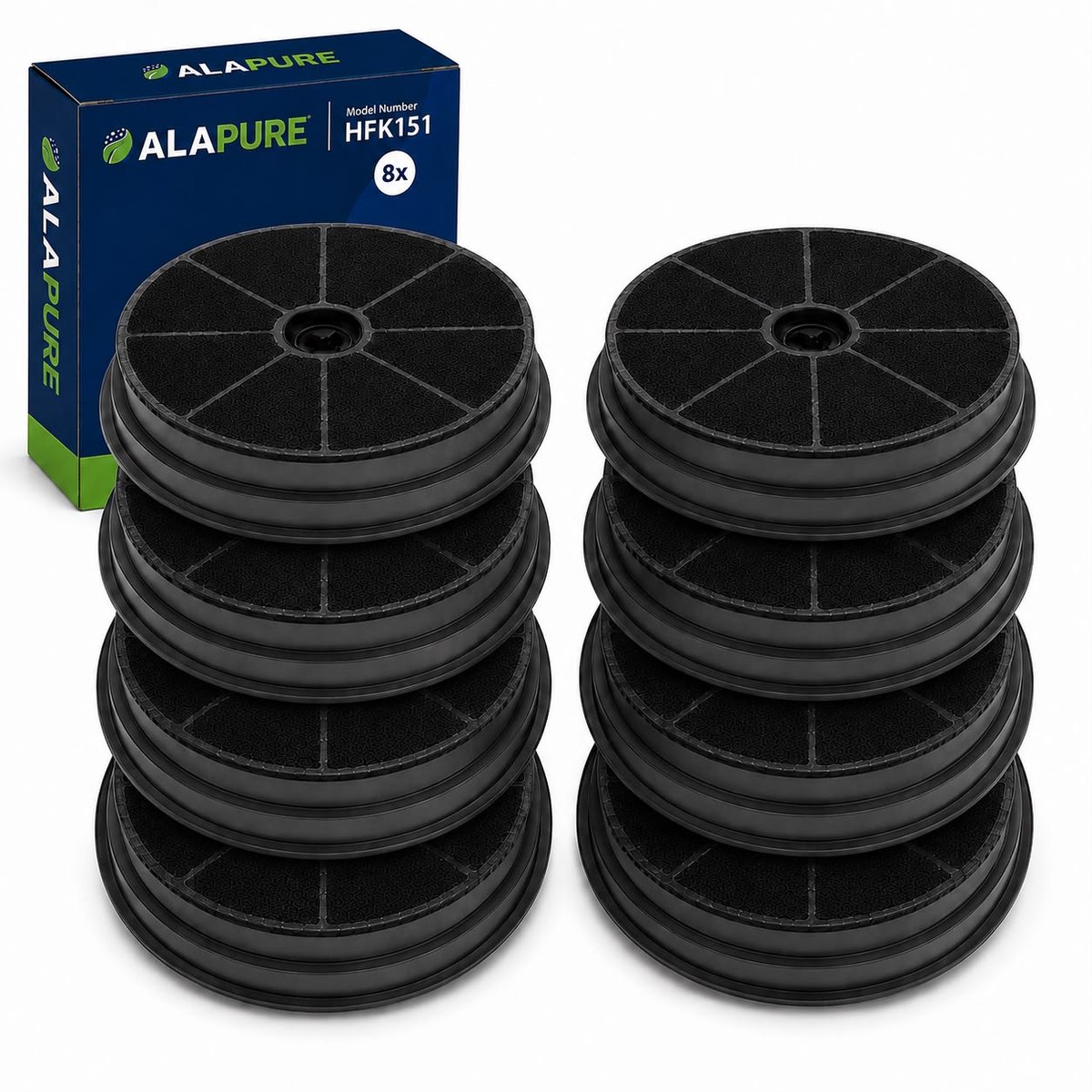 8x Koolstoffilter voor AEG 9029793784