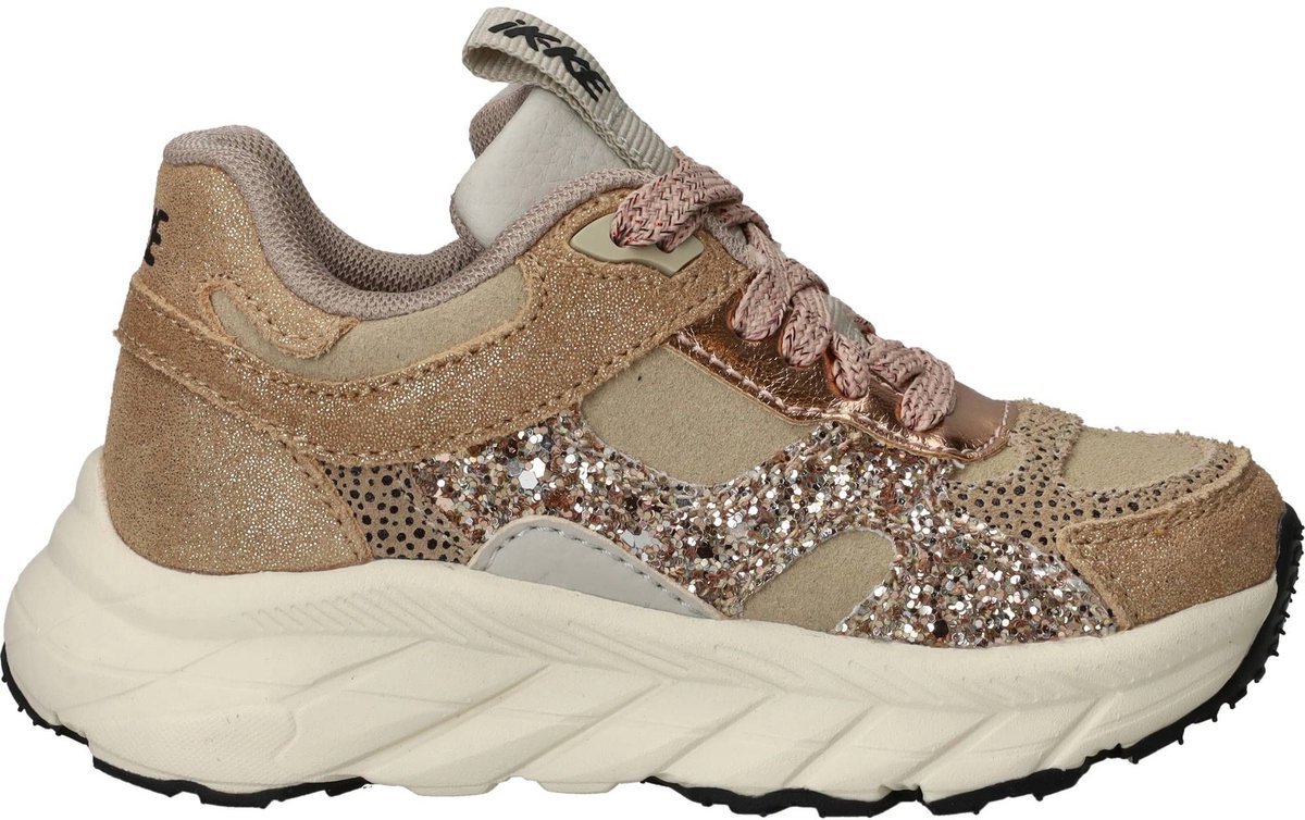 IK-KE Sneakers - Meisjes - Beige - Maat:27