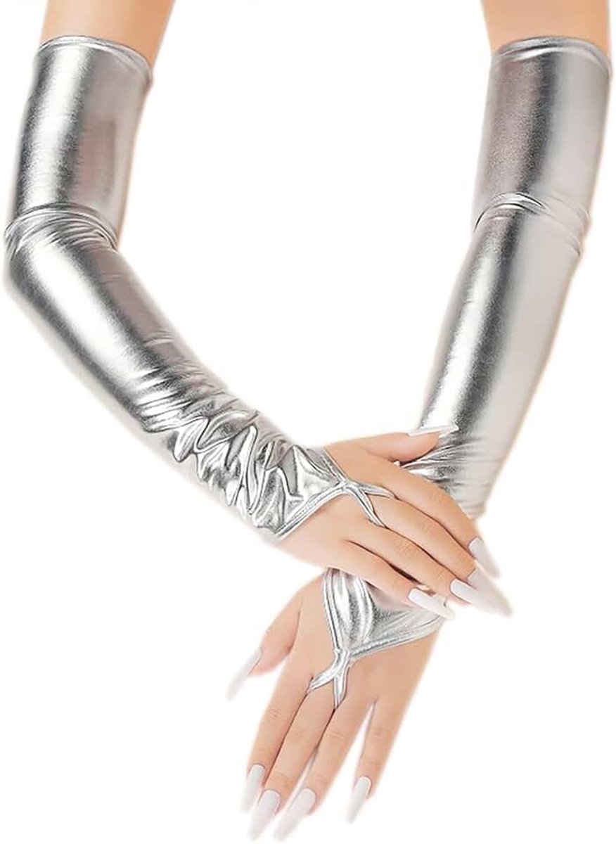 Handschoenen voor dames, lange haak, ellebooglengte, bruiloftshandschoenen, vintage, operahandschoenen, bruidshandschoenen, avondhandschoenen, Halloween-cosplay