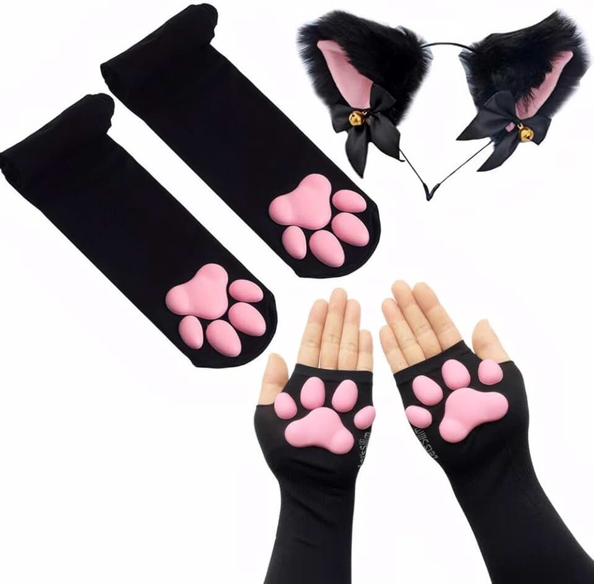 Paw Stockings dames Katten poot kousen