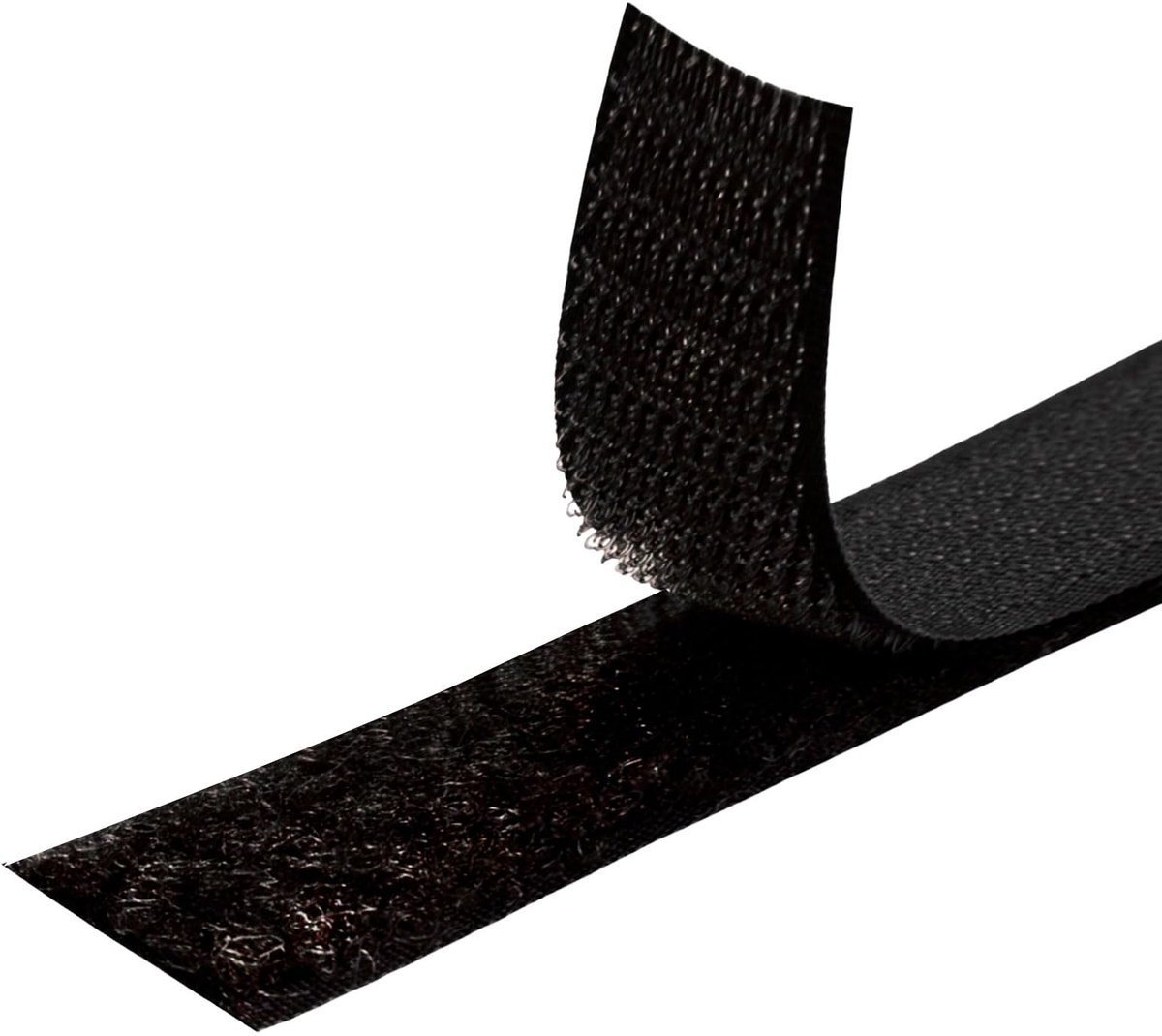 Klittenband [Zwart] klittenbandsluiting Haak en Lus om Dubbelzijdig te Naaien [5 Meters x 30 mm] Hook en Loop [NIET-KLEVEND] Extra Sterke en Resistent Strip voor Kleding Knutselen Doe-Het-Zelf