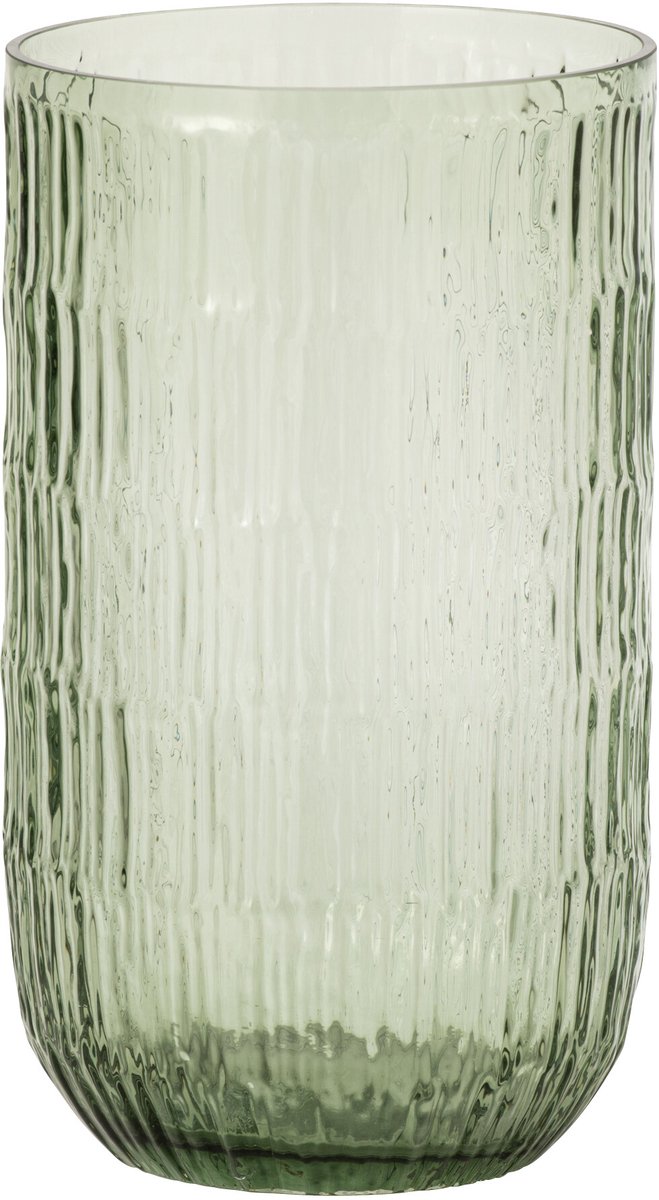 J-Line vaas - glas - groen