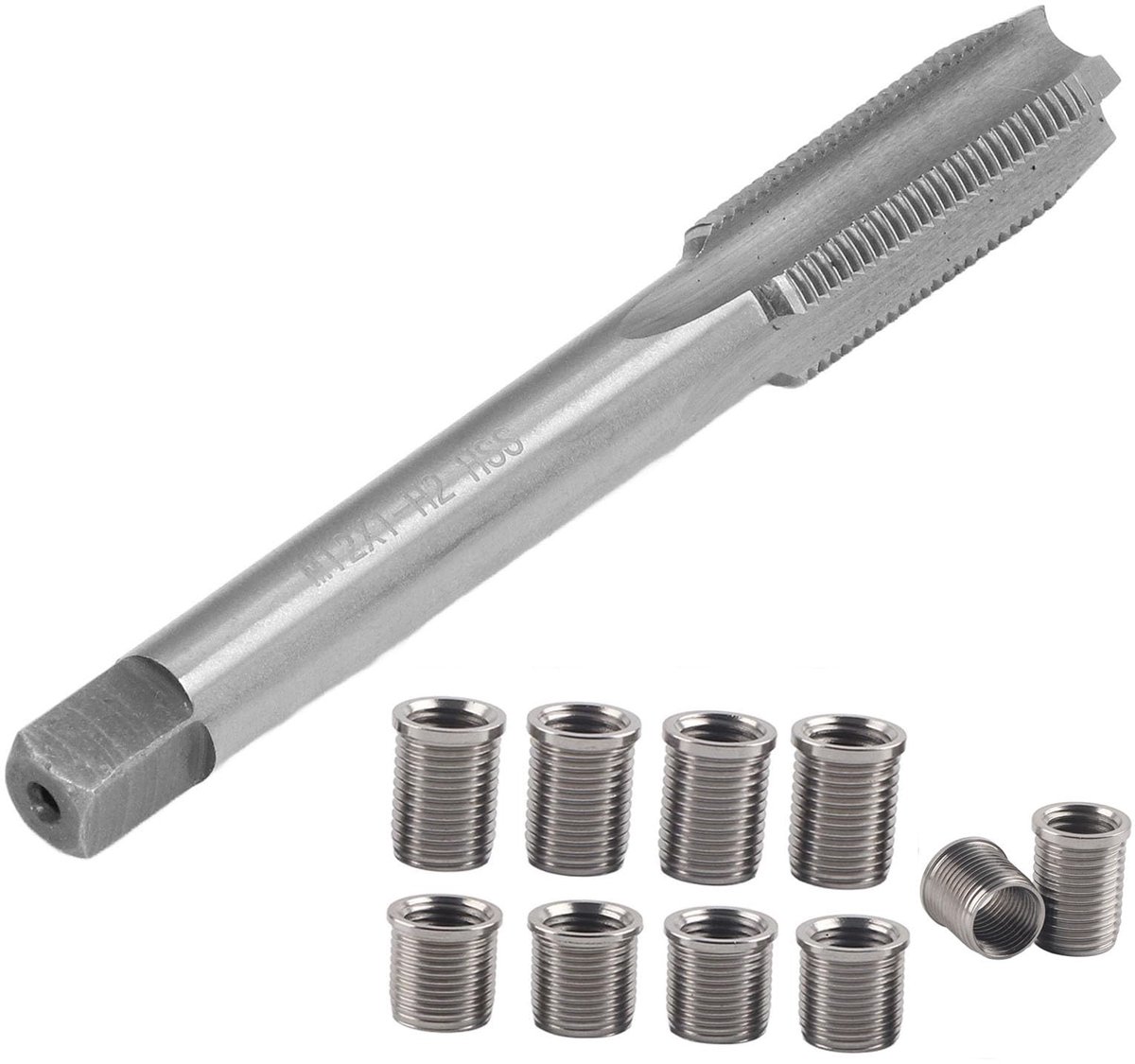Gereedschap M10x1.0 Bout M12x1.0 M10x1.0 Schroefdraadreparatie Reparatiesets Plug Blowout voor Tap Auto Accessoires Hardware Kit