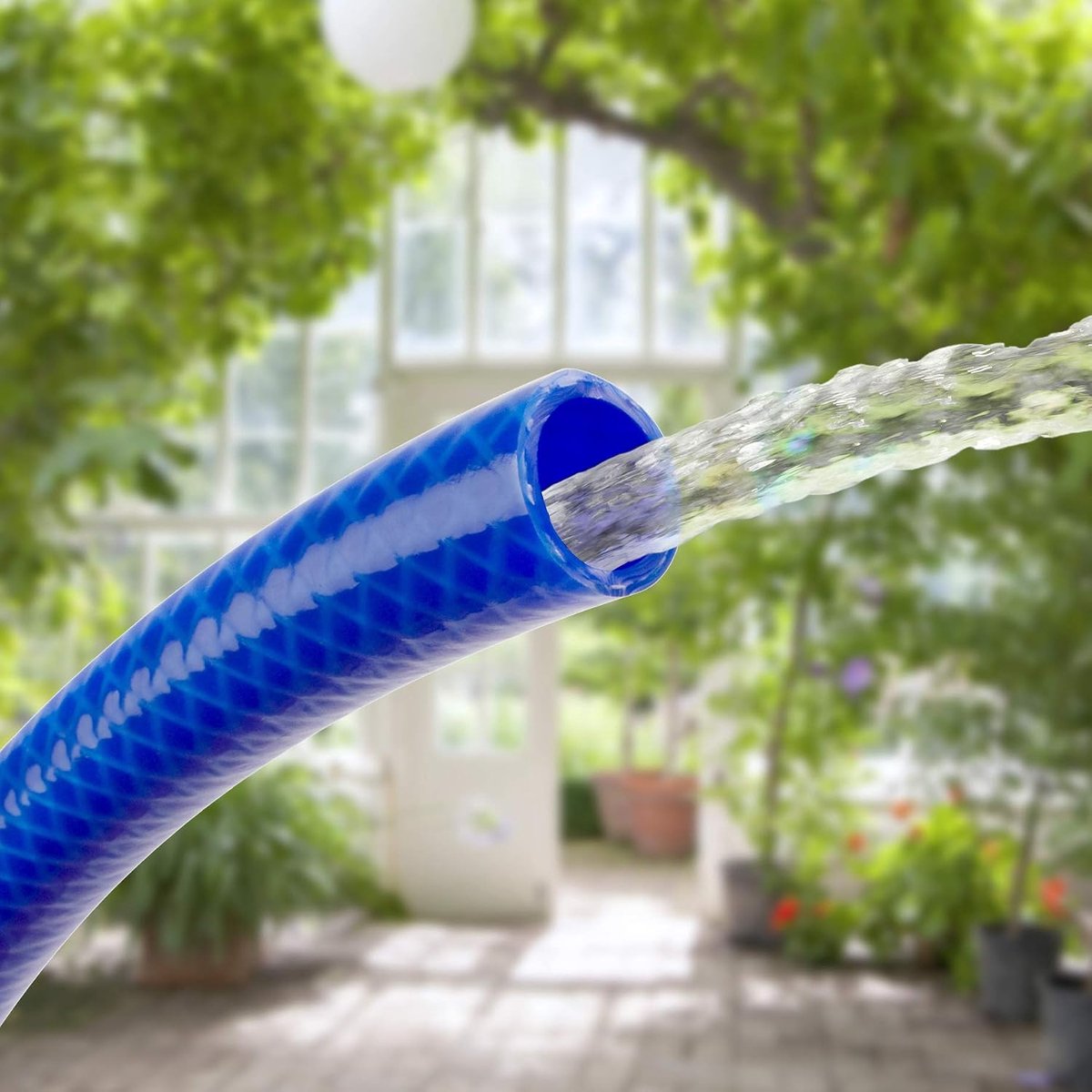 Tuinslang Set - Water slang - Tuin besproeien - Hoge drukbestendig - 15 meter - Blauw – foto 2