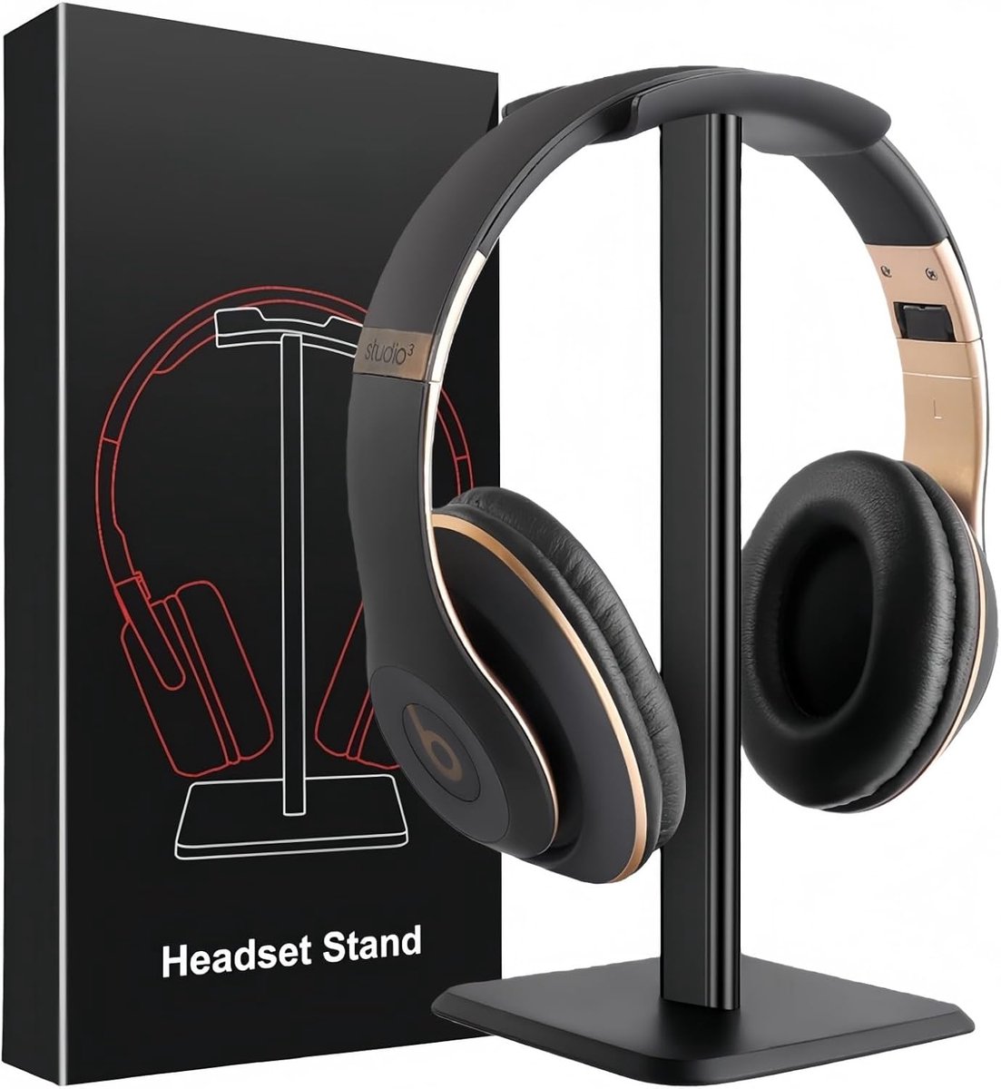 Headset standaard - gaming hoofdtelefoonhouder - antislip TPU-silicone - voor tafel of vitrine - SnelShoppen
