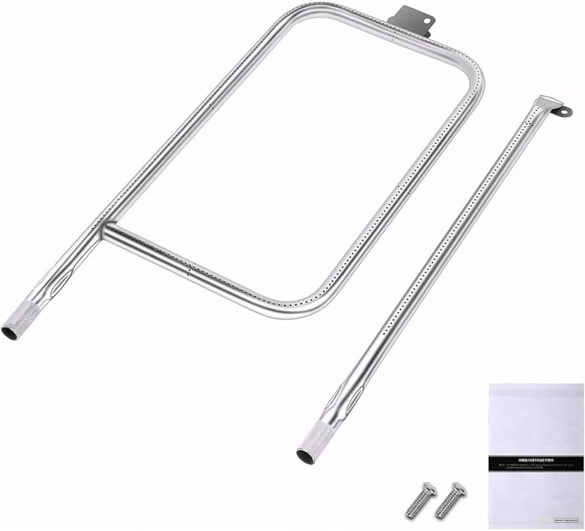 BBQ-branderbuis Roestvrijstalen reparatieset Vervangende onderdelen 60036, 80385 voor Weber Q-serie Q300, Q320, Q3000, Q3200, 404341, 57060001, 586002, 65032 Gasgrills 13122