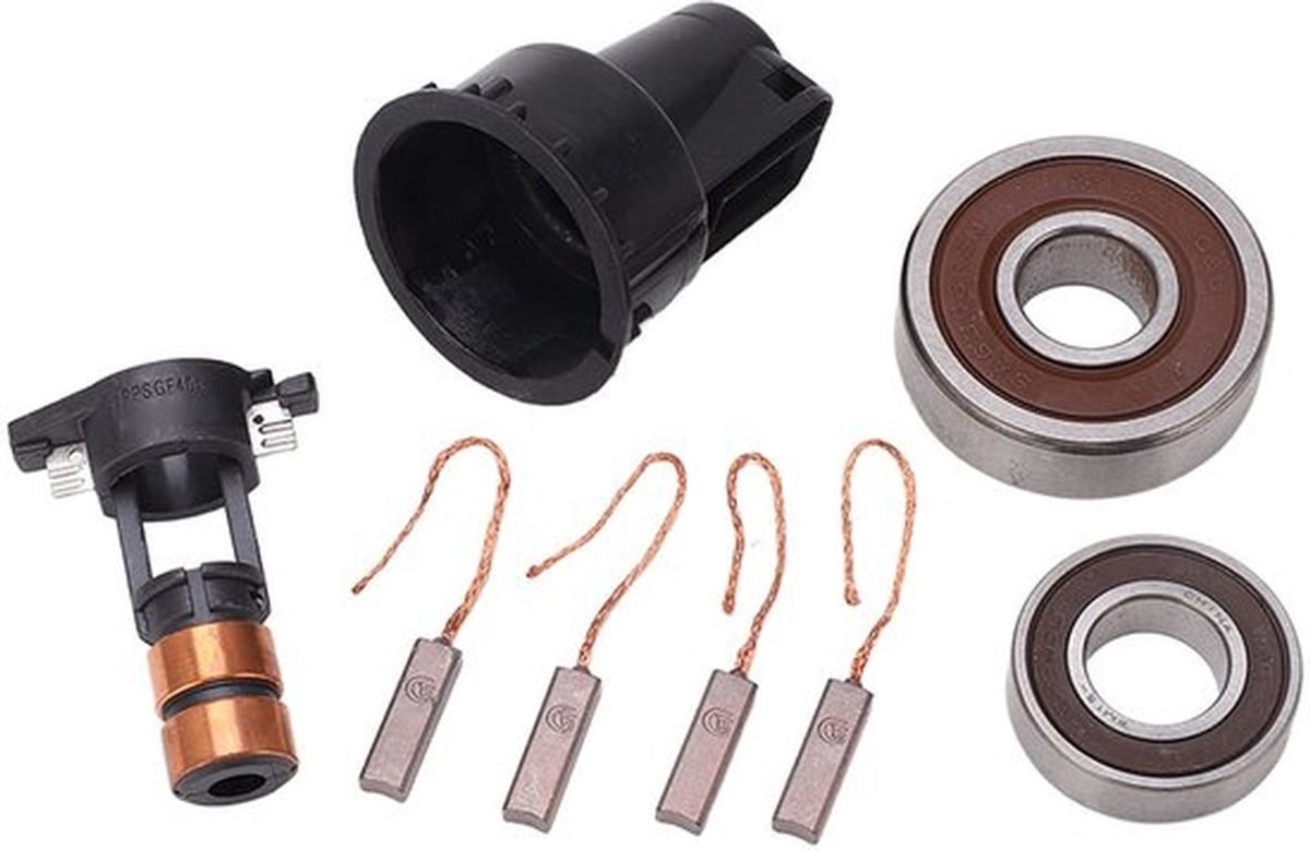 Dynamo Reparatie Kit - Slip Ring Borstels - Perfecte Vervanging - 230090 - ABS Koper Materiaal - Voor Elektrische Apparaten - Inclusief L...