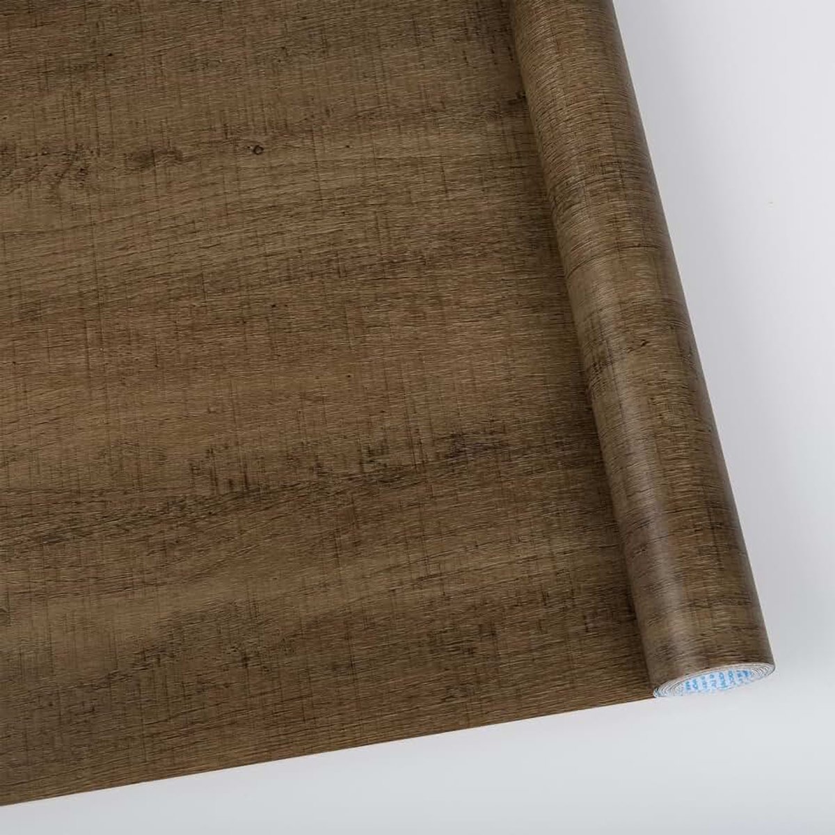 Houteffect Vinyl Wrap Zelfklevend Behang voor Meubels, Donkerbruin Hout Zelfklevende Achterkant Kunststof Rol, Eiken Behang voor Bureau, Keuken Werkblad, Vensterbank 30 cm X 200 cm