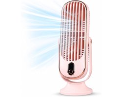 Bureau Torenventilator - roze - 5 Snelheden - Ultra Stil 22dB - USB Voeding - Turbo Luchtstroom -…