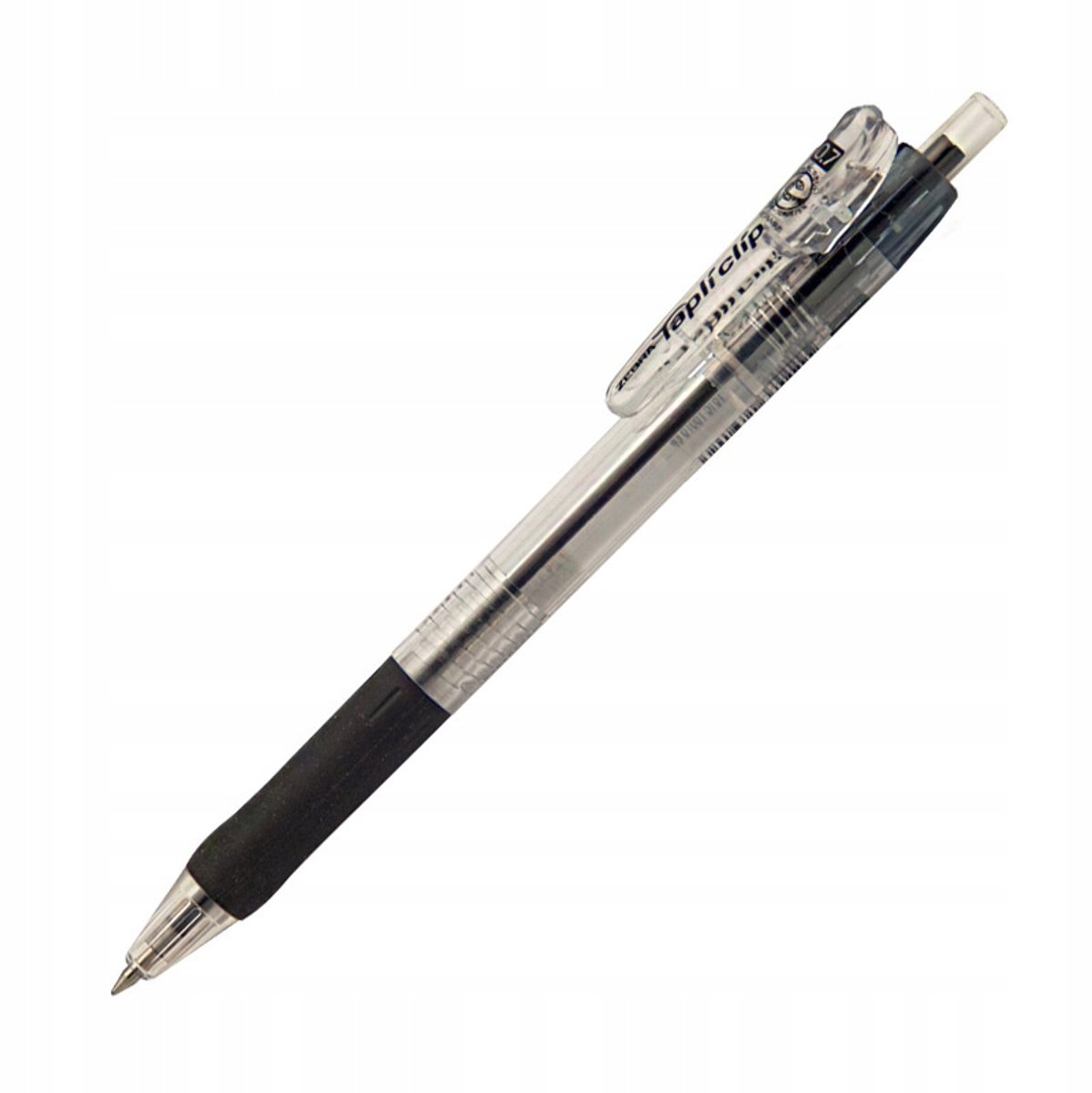 Zebra Tapli Clip 0.7 Pen - Zwart, comfortabel en duurzaam