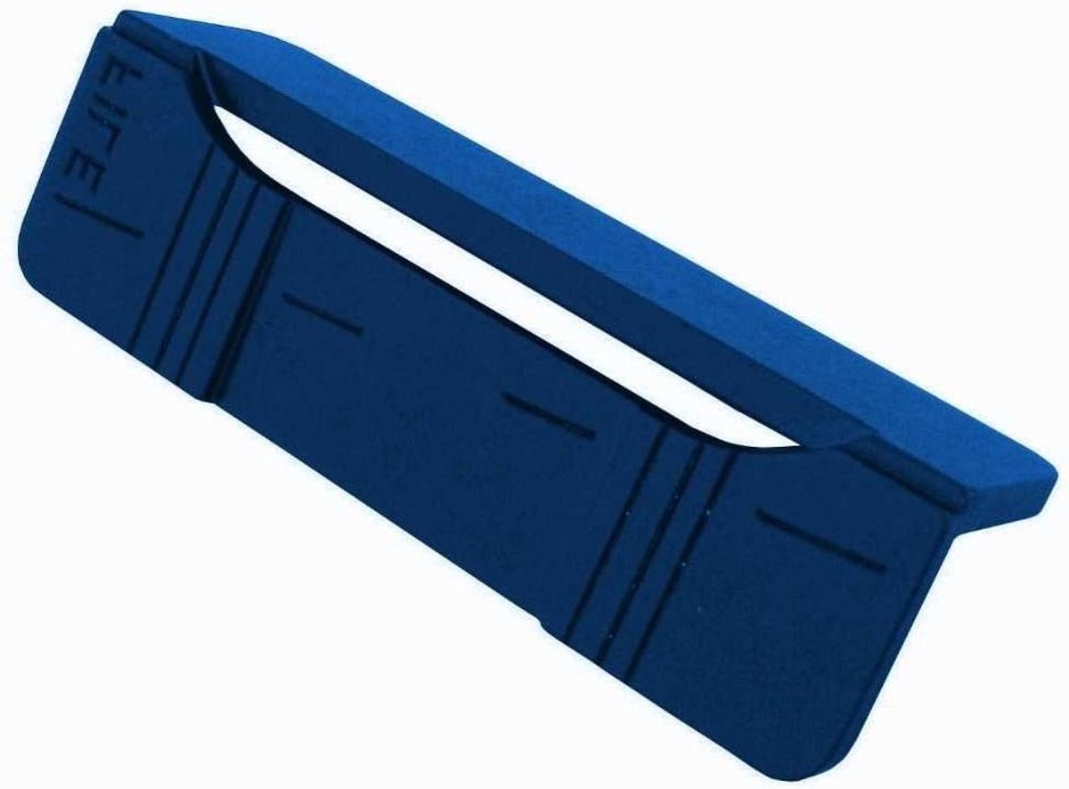 Vijlhouder - Randhouder - Professionele Tuning - Negatieve Randhoek - 120 mm Opleg - Blauw