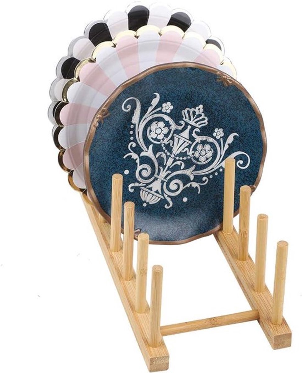 Wandrek voor Keuken met Golven - Display Plank voor Potten, Schotels, Kopjes en Boeken - 31x12x2 cm
