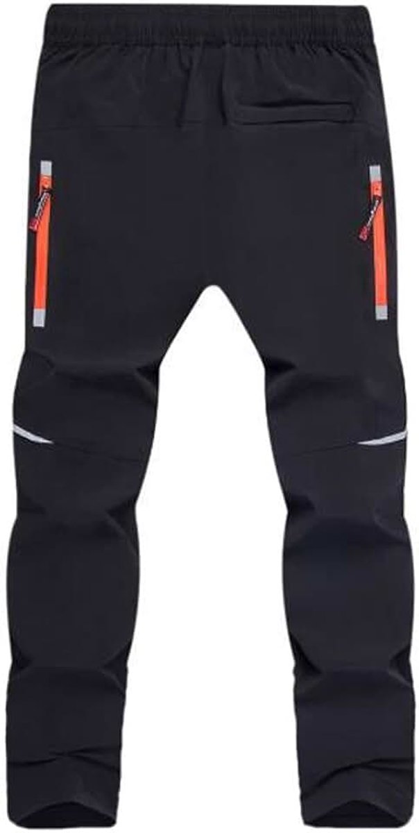 Fietsbroek voor heren, ademend, sneldrogend, wandelen, sportief, waterdichte broek voor multisport