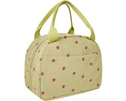 Elektrische - Lunchbox - draagtas - verwarming - draadloze - 1.6L - groen - compatibel met Crock Pot 28oz, DUPASU 60.8oz, Aotto 32oz, LUNCHEAZE 0.9L - geschikt voor diverse modellen.