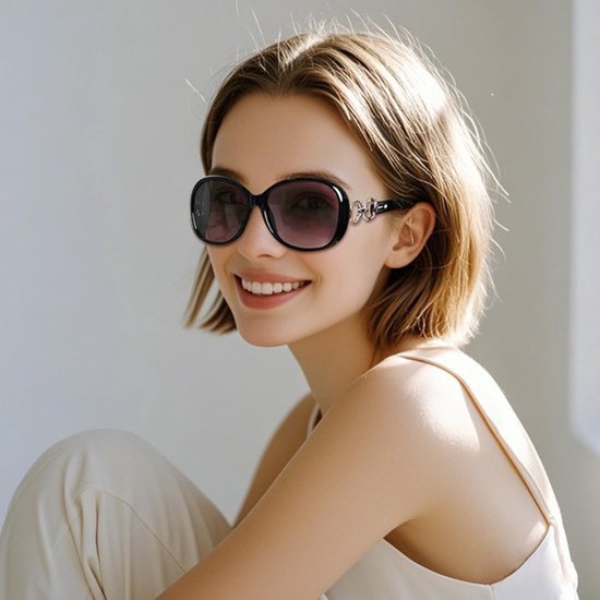 Zonnebril Retro Oversized - 3 Paar - Gepolariseerde Zonnebril - UV400 Bescherming - Anti-Glare - Grote Frame - Zonnebrillen — afbeelding 2