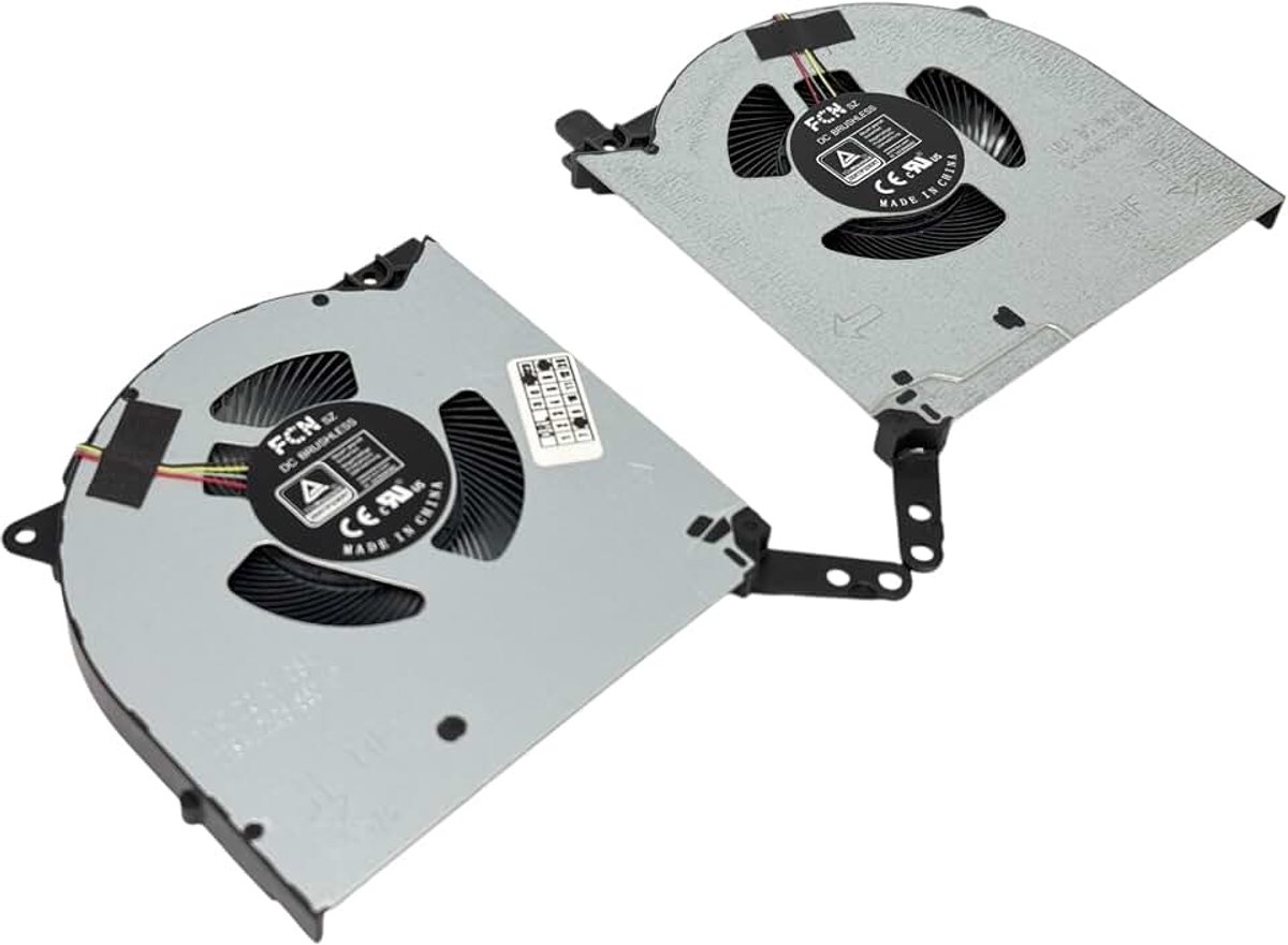 Ventilator + GPU SET compatibel met Lenovo Legion 5 Pro-16ACH6H Type 82JQ; PN: DFSAL12E064860, DFSAL12E164860, BAPA0909R1HY003, BAPA0909R1HY004, 5H40S20277 5. H40S20277 5. H4. 0S202. 78