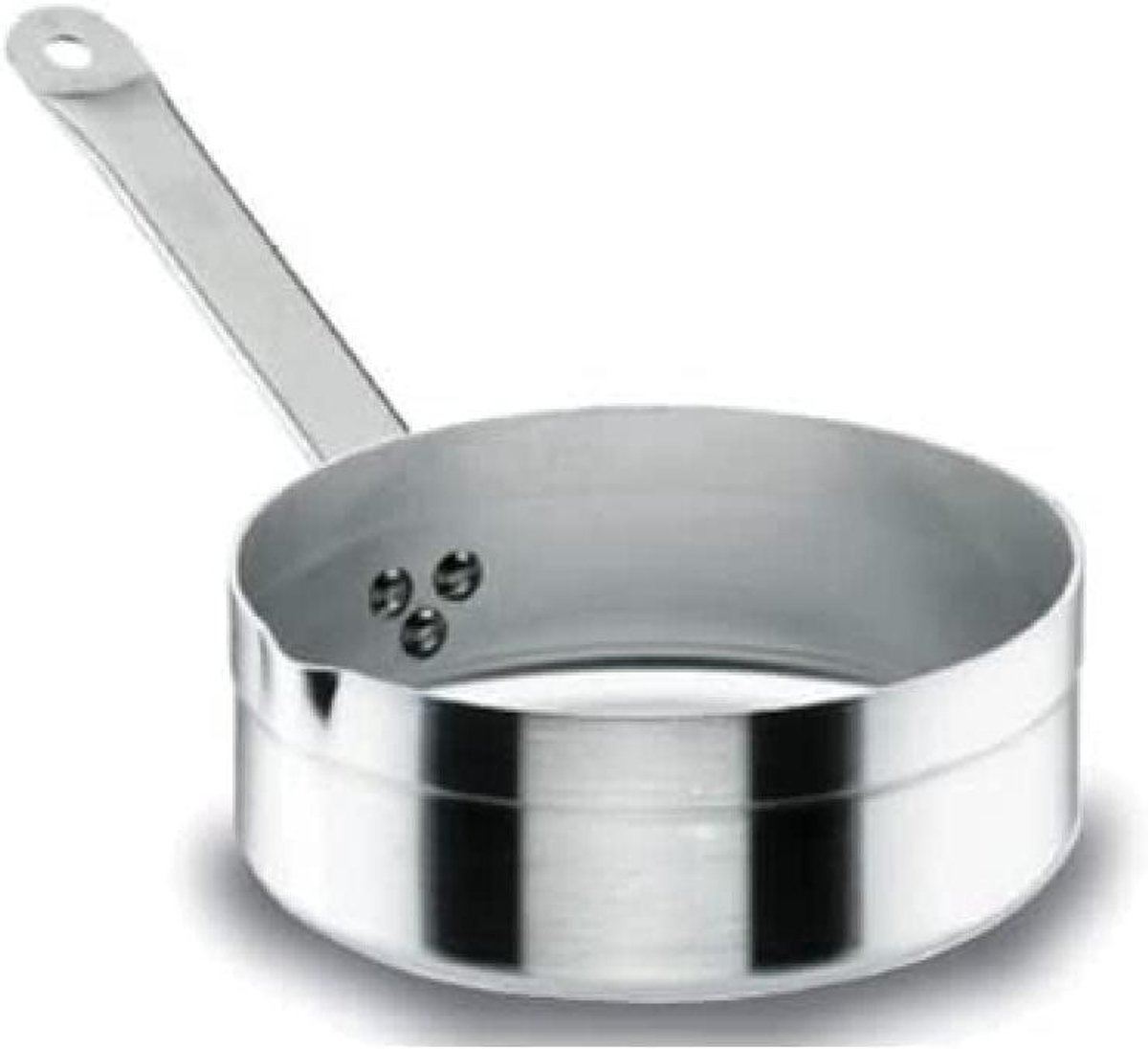 Kookpan Aluminium - Steelpan Chef - Eten Bereiden - Energiebesparende Deksel - 16 cm Diameter - Mat Zilver