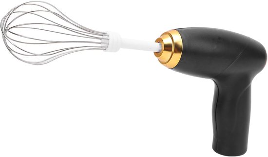 Draadloze Handmixer - Elektrische Garde - Thuis Bakken - USB Oplaadbaar - Compact Formaat - Zwart — afbeelding 5