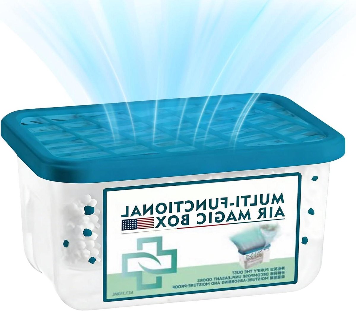 Luchtreiniger - Luchtverfrisser - Geur neutraliseren - Stille 24/7 werking - 350 ml - Wit