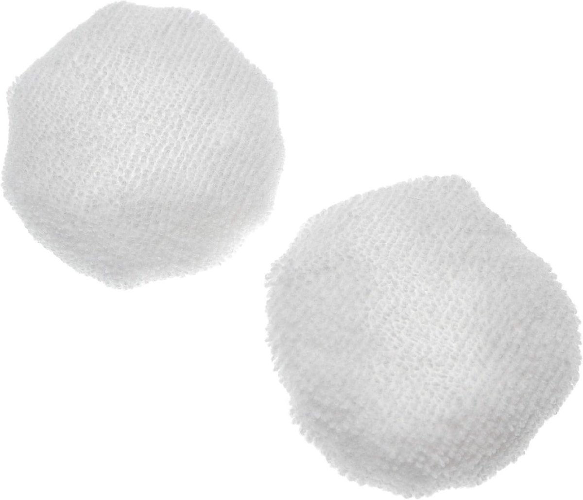 Stoomreiniger Doeken - Microvezel Pads - Streeploos Reinigen - Wasbaar & Herbruikbaar - 2 Stuks - Grijs