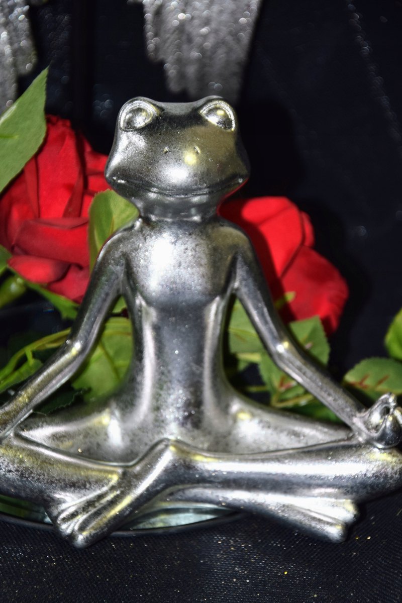 Decoratief Kicker-figuur 17 cm - Yoga Holding