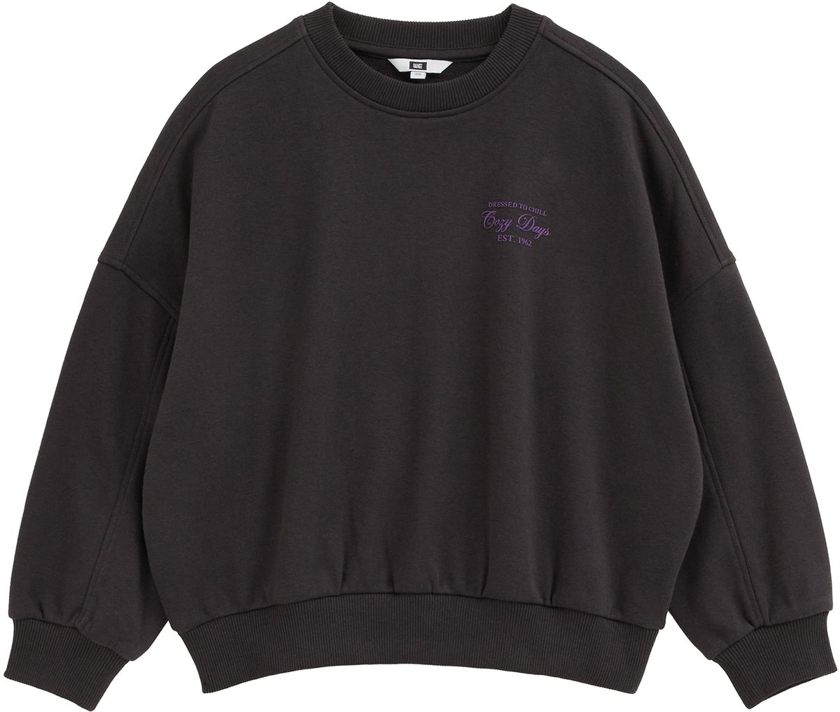 WE Fashion Meisjes oversized sweater met print