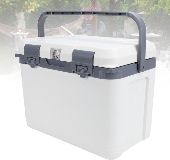 Geïsoleerde Koeler - IJskist Lunchbox - Buiten Activiteiten - Superieure Isolatie - 15 Liter - Blauw — afbeelding 2