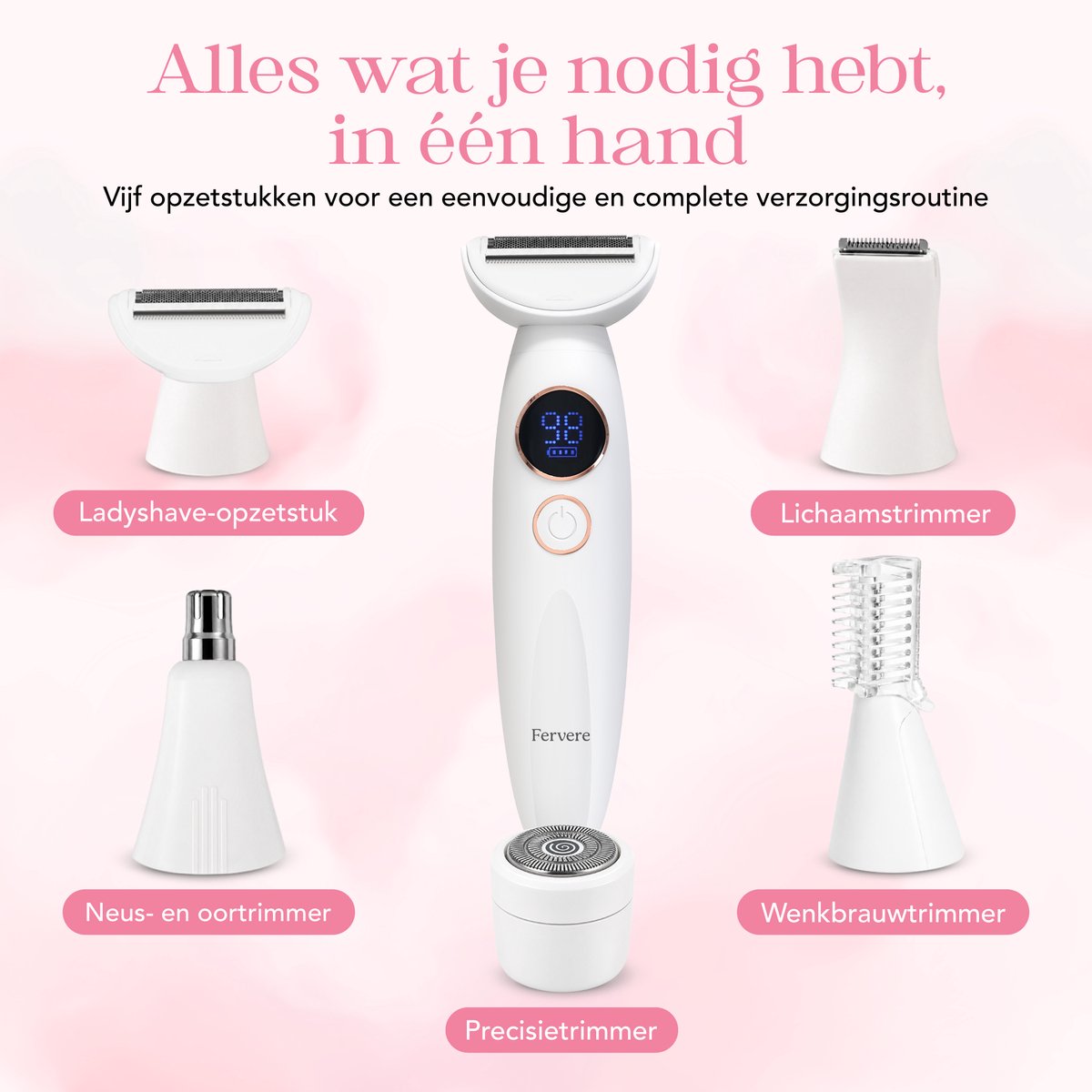 Fervere Ladyshave voor Vrouwen 5-in-1 thumbnail 3