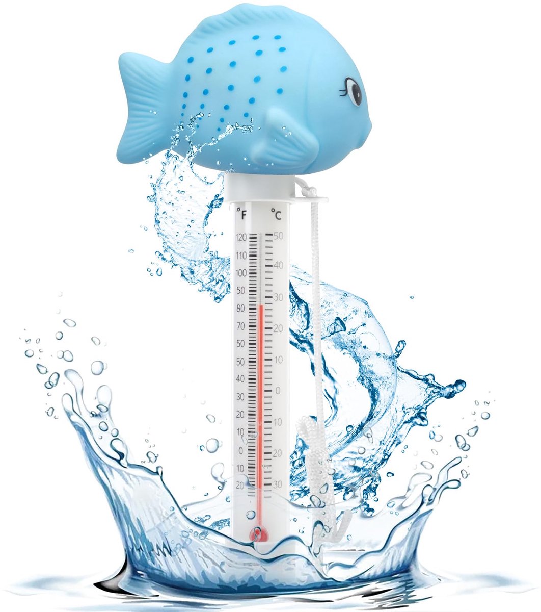 Drijvende waterthermometer - zwembadthermometer - nauwkeurig - ideaal voor zwemmen - SnelShoppen