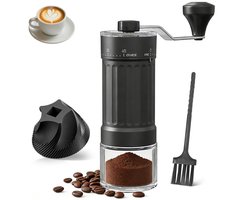 Koffiemolen handmatig - mini met 40 standen - conische keramische molen - ideaal voor espresso en moka - SnelShoppen