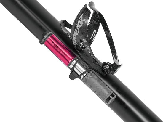 Mini Fietspomp - Draagbare Pomp - Banden Oppompen - Universele Ventiel Compatibiliteit - 10 cm Lengte - Rood — afbeelding 3